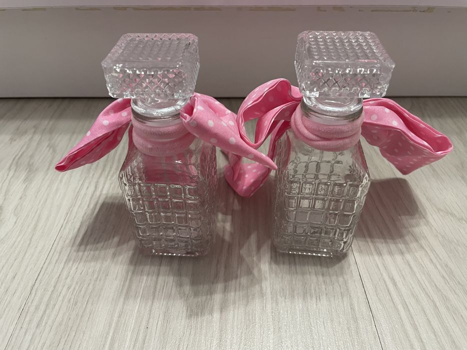 Лот за кръщене в розово