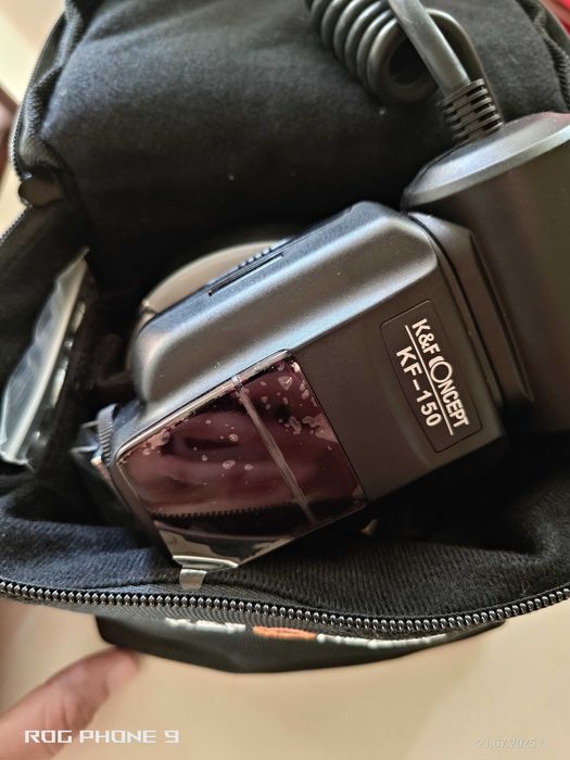 K&F Concept KF-150 I-TTL Макро светкавица с LCD