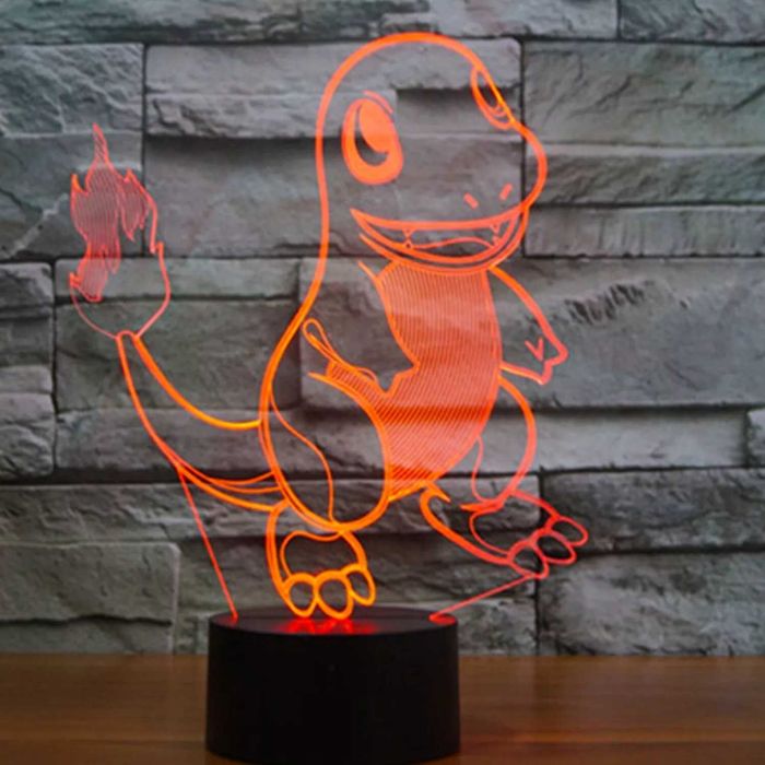 3D Лампа на Pokemon Charmander