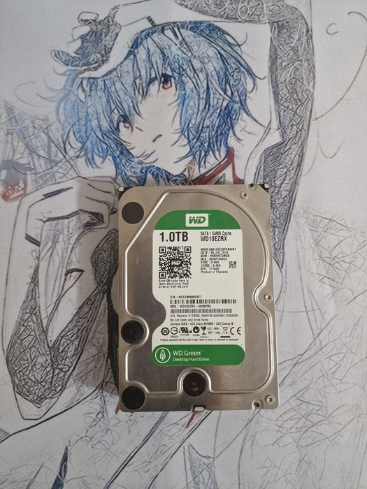 Продам hdd wd Green 1tb