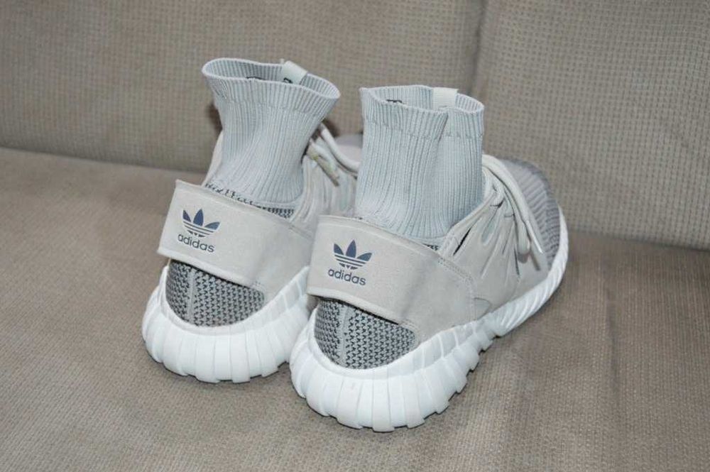 Adidas Tubular Doom Primeknit "Clear Granite" marime 44