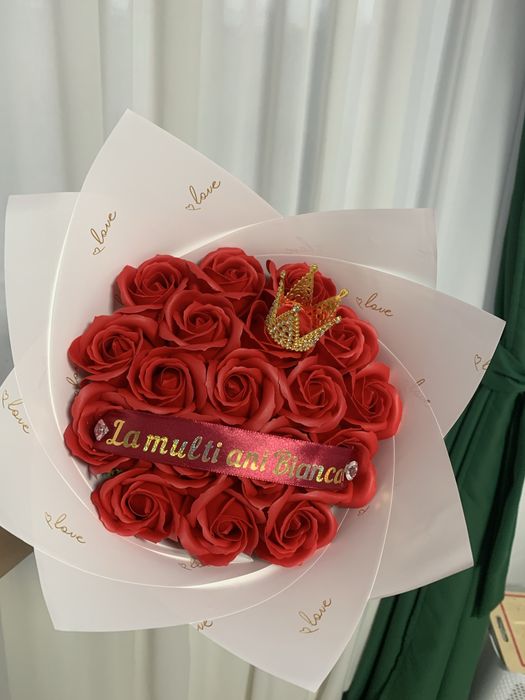 Buchete cu trandafiri din sapun