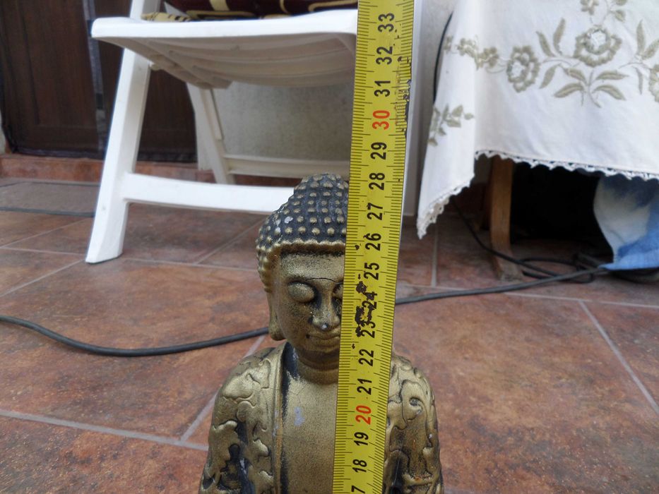 Buddha statueta cu patina 28 cm inaltime frumoasa,deosebita ieftina