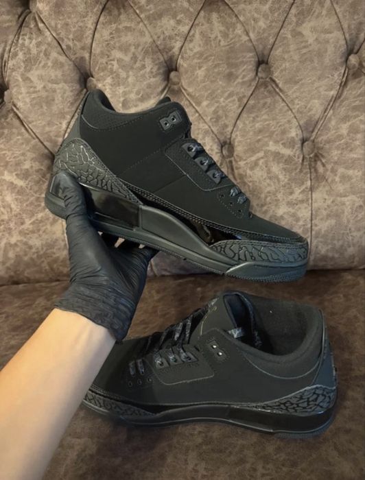 Jordan 3 Black Cat Marimea 42 Calitate Premium