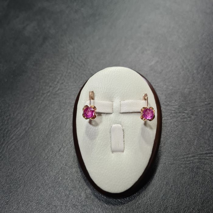 Серьги Золотые Розочка СССР