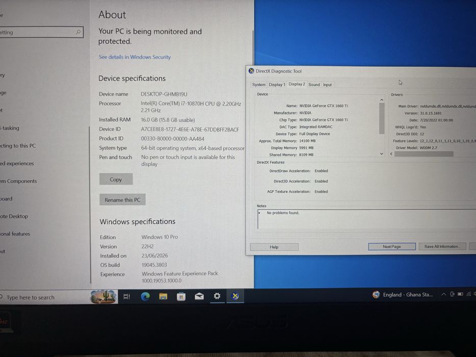 Laptop asus tuf f15 negociabil