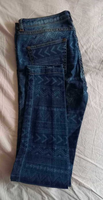Jeans blugi dama Trafaluc Zara mar EUR 36 lung ext 100cm talie normala