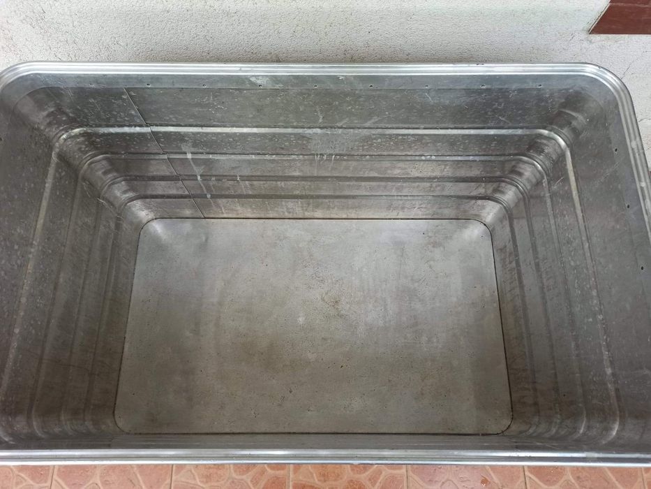 Container transport aluminiu deschis 990x580x770mm cutie depozitare