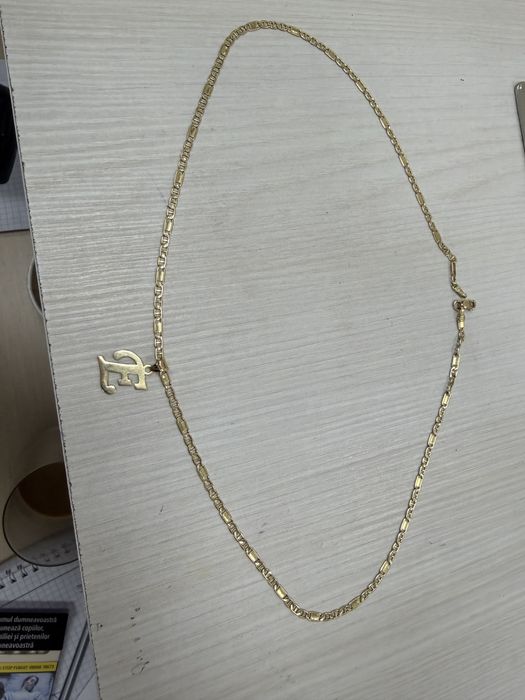 Lant aur 14 K cu pandativ 490  lei gramul