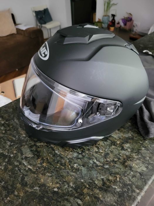 Cască Moto HJC i71 Black Matte - Măr. S - Ut. 1 sezon (Pinlock inclus)