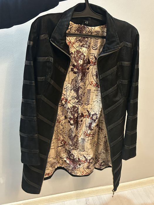 Натуральная кожаная куртка женская