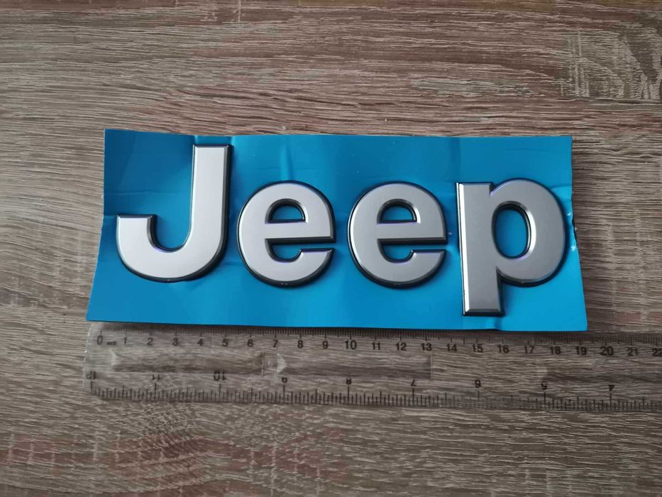 сребристи надписи Jeep/Джийп голям размер