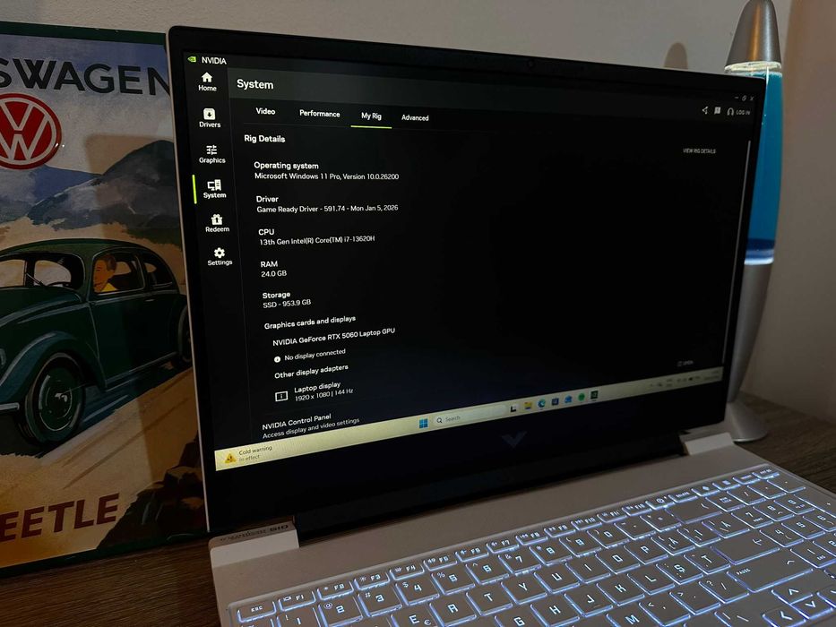 HP Victus RTX 5060 24GB RAM DDR5 I7 144HZ Bang and Olufsen