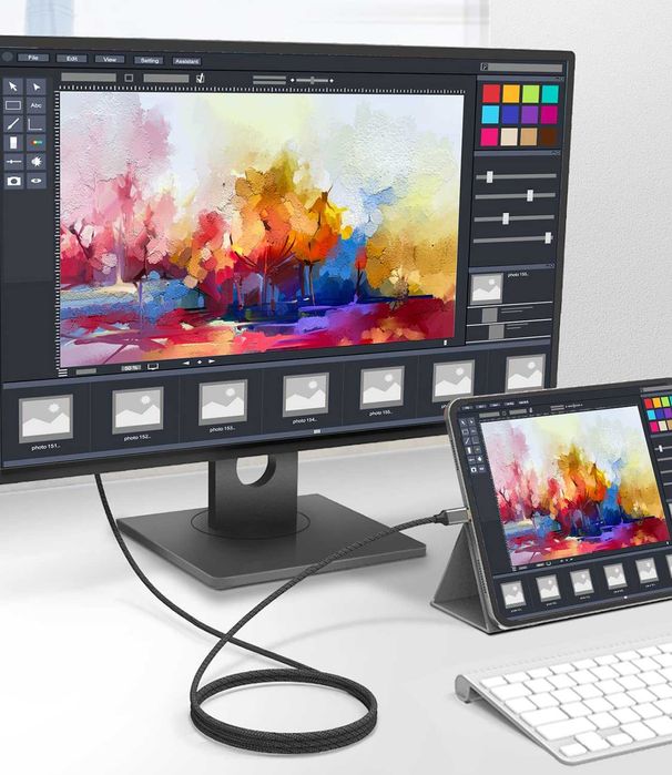 Для видеотехники кабель, адаптер Type-C to DP 8K