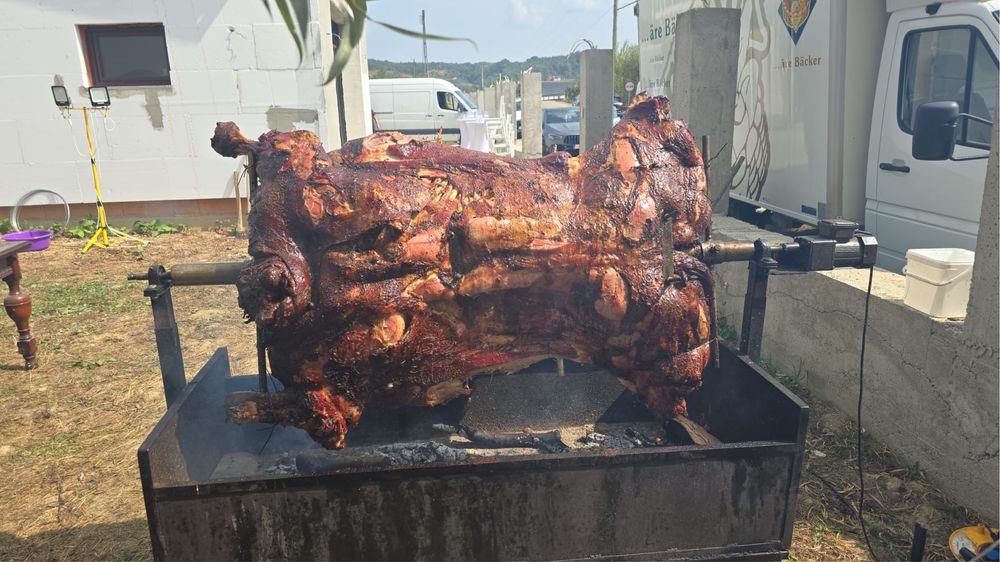 Pregatim , porc, berbecut, pui, ciolane la rotisor/ protap.