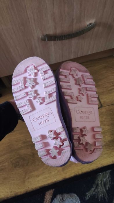 Прекрасни английски детски гумени ботуши на Елза и Анна!