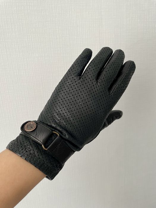 Перчатки кожаные