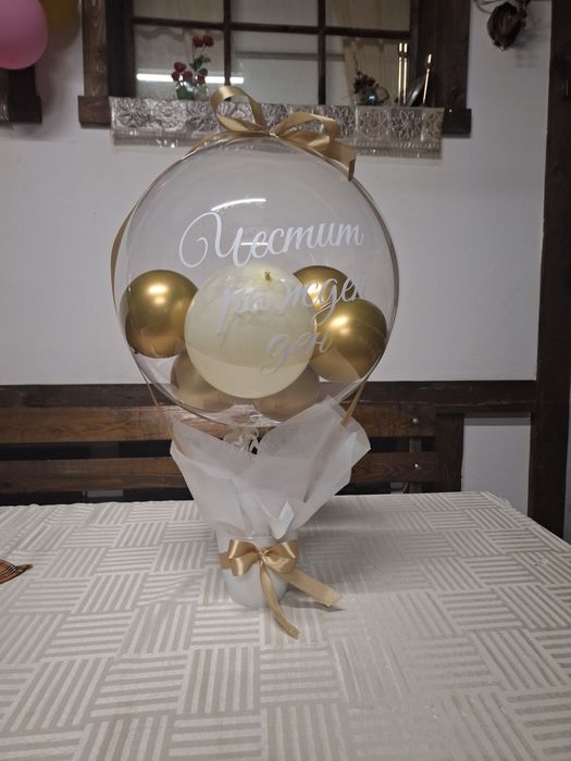 Балонени цветя за