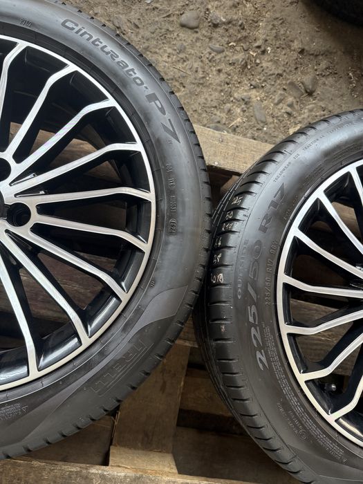 Jante Audi A4/S4 A3/S3 Vw Passat Jetta Golf cu anvelope vara Pirelli 225/50 R17