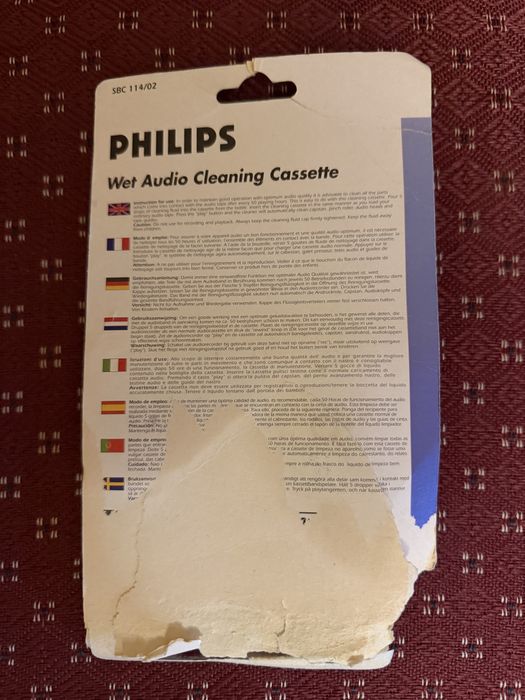Кассета Philips для аудио проигрывателей.