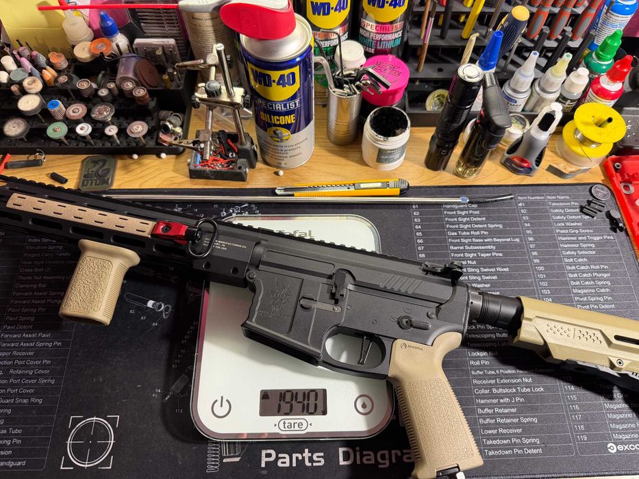 Еърсофт Реплика М4 HPA Wolverine MTW Inferno Spartan