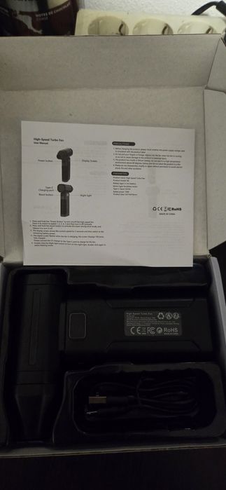 Suflanta portabila cu afisaj digital, ventilator turbo