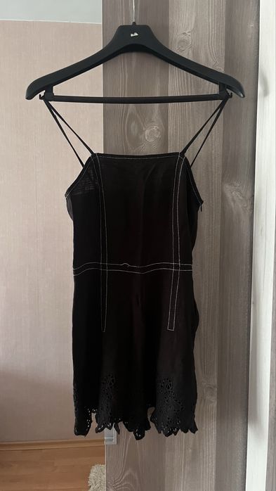 Черен гащеризон на Zara 100% памук
