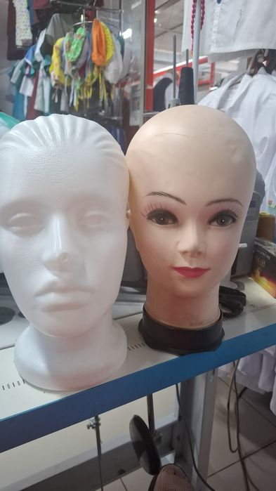 Голова  манекена