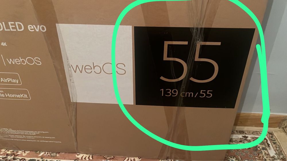 Телевизор LG OLED evo C2, 55 дюймов