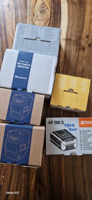 Husqvarna, Stihl acumulatori