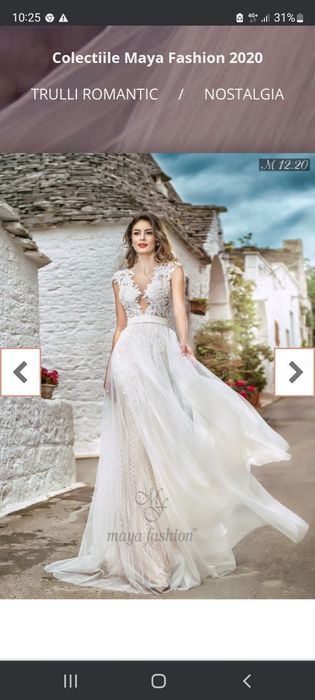 Rochie de mireasa Maya Fashion,marimea 36 - S