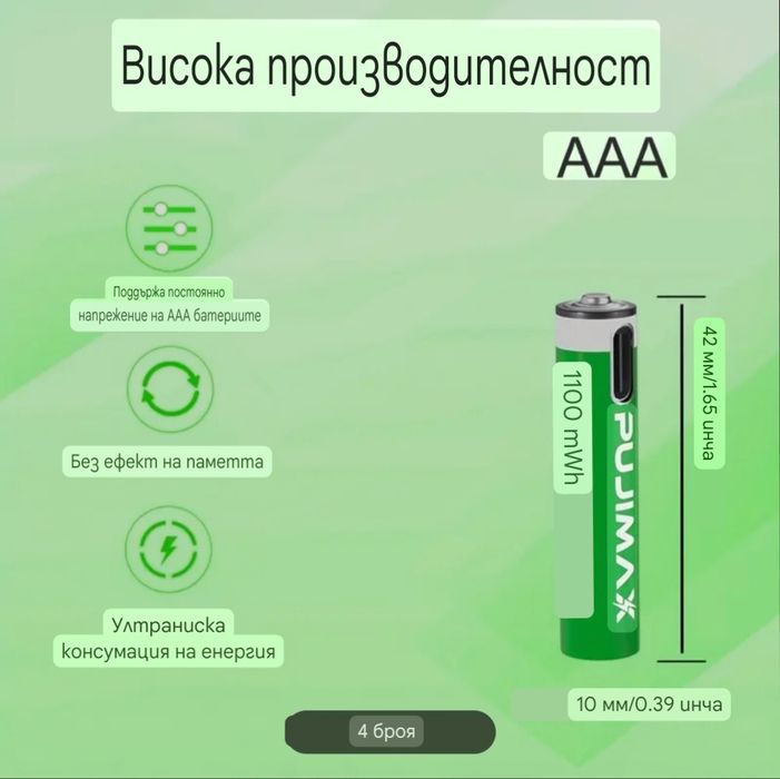 Презареждаеми Литиево- Йонни Батерии