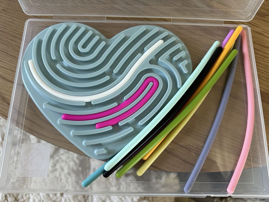 Jucărie senzorială din silicon cu două fețe, 3 ani +