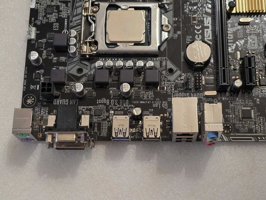 Placa de baza ASUS H110M-K, Socket 1151 + Procesor Intel G4560