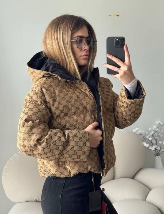 Geci dama Gucci cu doua fete