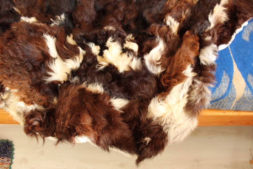 Естествени животински кожи за декорация