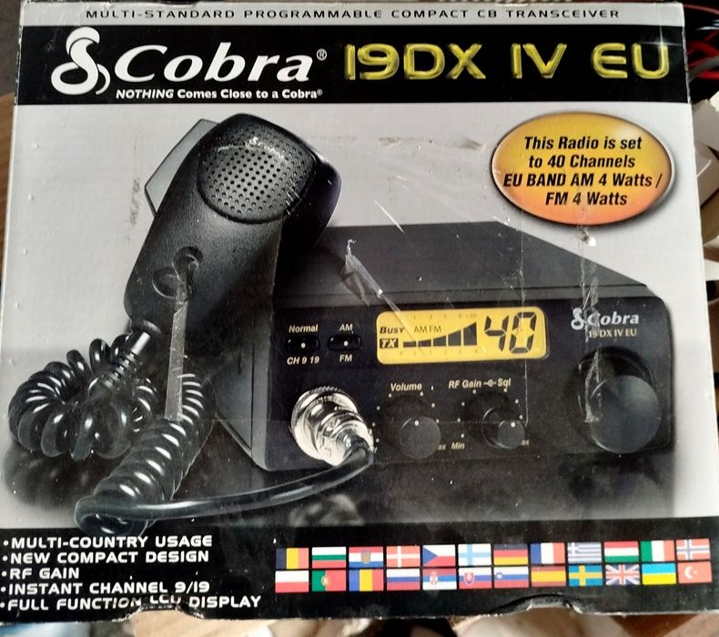 Statie CB emisie recepție Cobra 19DX IV Eu