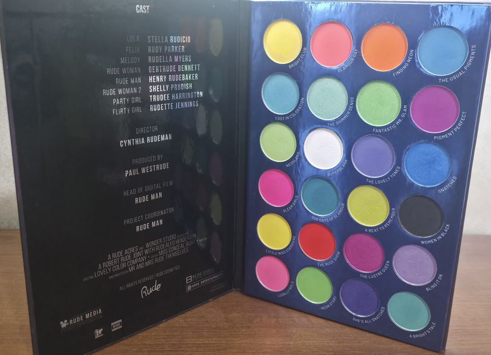 Rude Cosmetics City of Neon Lights | Оригинал тени