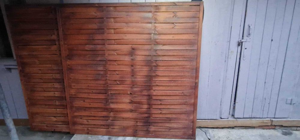 Panou gard, lemn de pin, 180 x 180 cm OPP