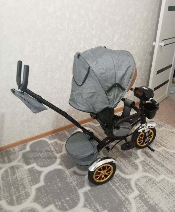 Детский велик коляска