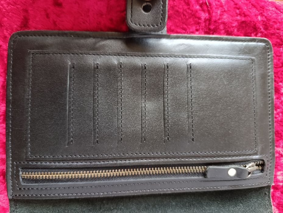 Портмоне кошелёк клач из натуральной высококачественной кожи