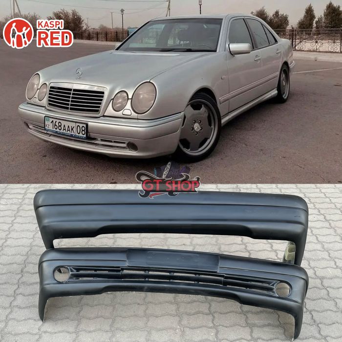 Бампер на мерседес w210 дорестайлинг амг е50, /е55, сток ,Carlson/.