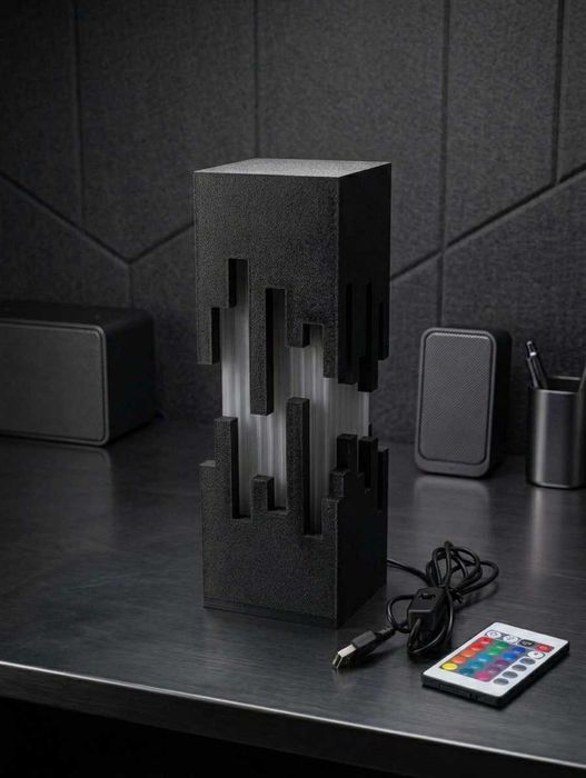 Lampa USB RGB Monolith Glitch