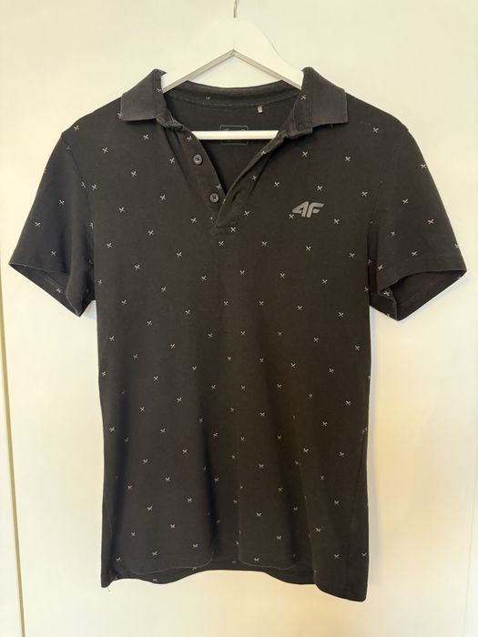Tricou polo 4F negru