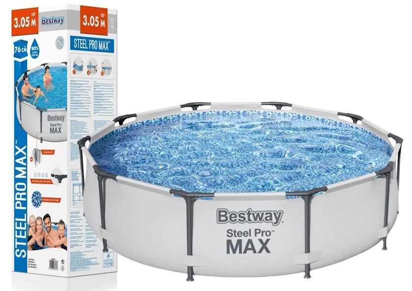 Каркасный бассейн INTEX BESTWAY 305×76 стойка бассейн stoyka basseyn