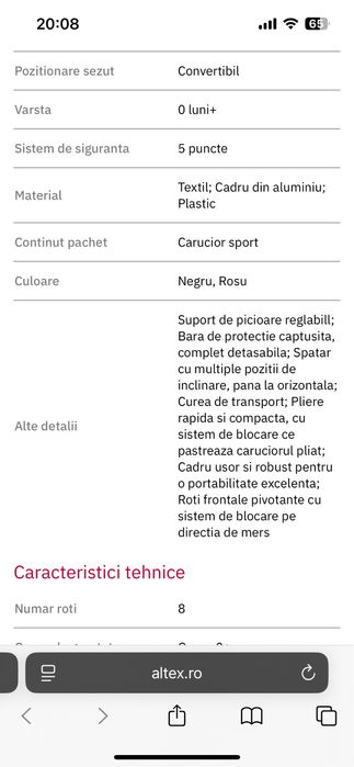 Carucior sport Graco TraveLite