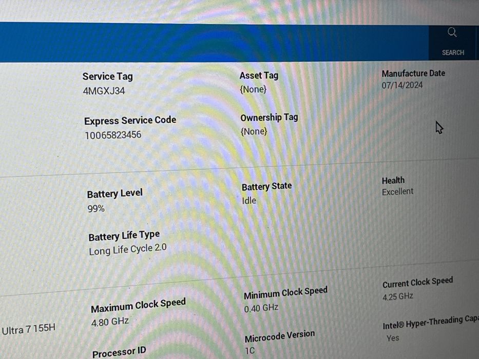 Dell Precision 3590, 64GB RAM, 1TB SSD, Intel Core Ultra 7 155H, RTX