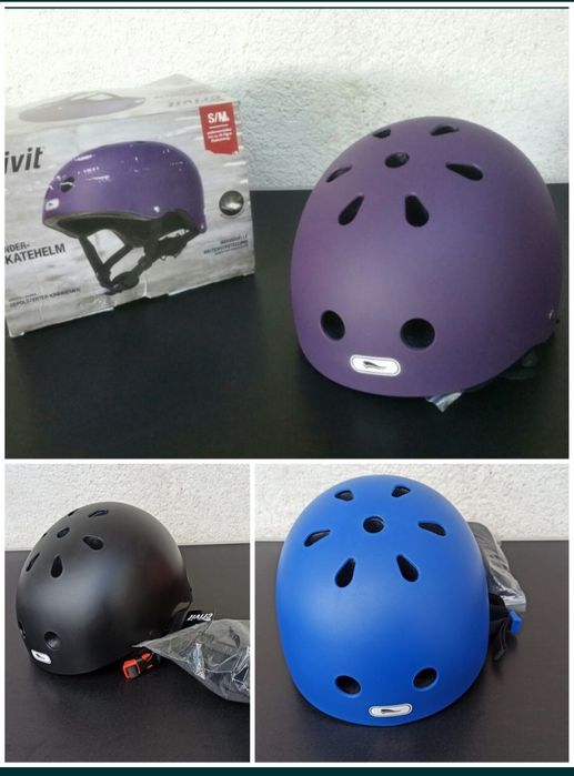 Casca protectie Crivit led copii bicicleta role trotineta skateboard