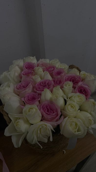 Сыйлыққа арналған раушан гүл шоғы