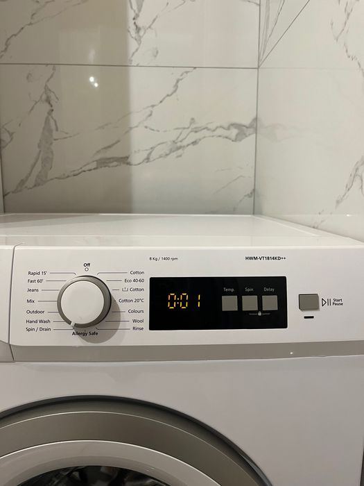 Mașină de spălat rufe 8kg- HEINNER- nouă